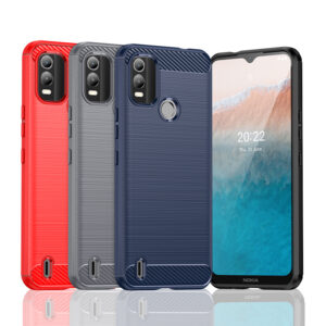 Nokia C Serie Gebürstet TPU Handyhülle Nokia C21 Plus Mode #1495