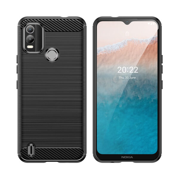 Nokia C Serie Gebürstet TPU Handyhülle Nokia C21 Plus Mode #1495 – Bild 3