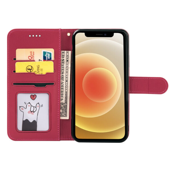 Nokia G Serie Geschäft Handyhülle Nokia G4 5G PU Einfarbig #1513 – Bild 9