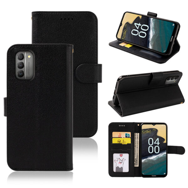 Nokia G Serie Geschäft Handyhülle Nokia G4 5G PU Einfarbig #1513 – Bild 2