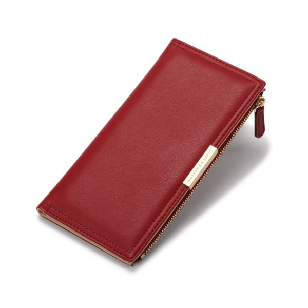 Geldbörsen Und Taschen Mode Einfarbig PU Geldbörse Universal #3409 – Bild 2