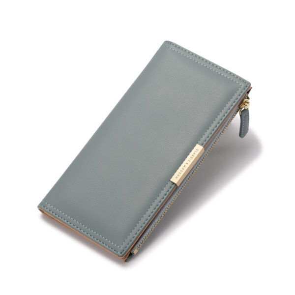 Geldbörsen Und Taschen Mode Einfarbig PU Geldbörse Universal #3409 – Bild 4